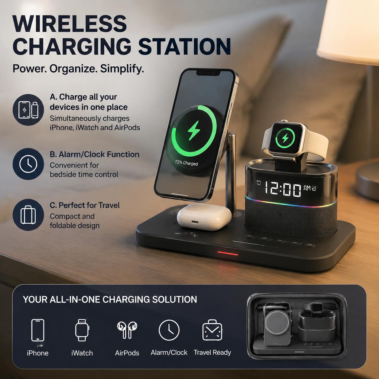 Micro Usb Cable - แท่นชาร์จไร้สายแม่เหล็กสำหรับโทรศัพท์ซีรีส์ 12 13 14 15 16