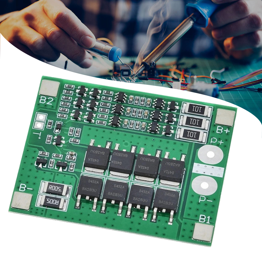 Li Ion Charger Module - แผงป้องกันการชาร์จ 3S 25A พร้อมระบบบาลานซ์ BMS PCM