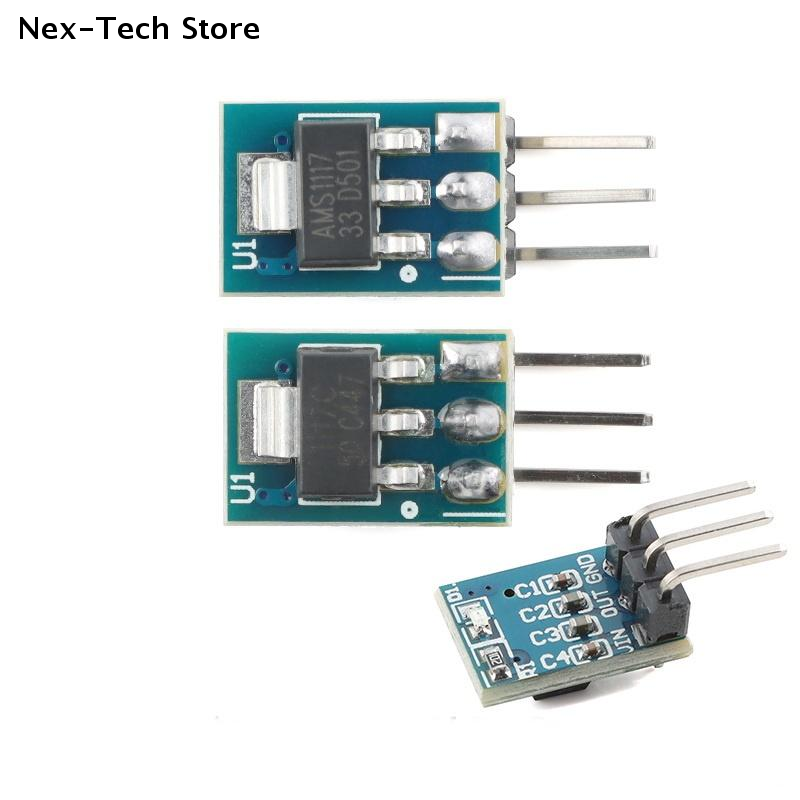 Ams1117 Module - [NT]1/3/5 ชิ้น AMS1117 3.3V โมดูลจ่ายไฟ DIY