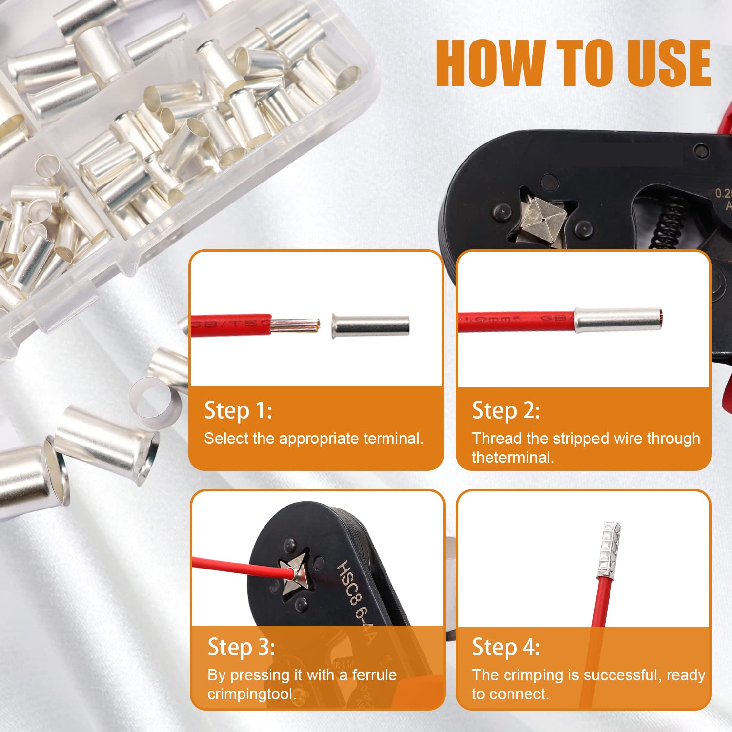 Jumper Wire Kit - ชุดปลอกหุ้มสายไฟ 305 ชิ้น ชุบเงิน ทองแดง สำหรับเชื่อมต่อสายไฟ