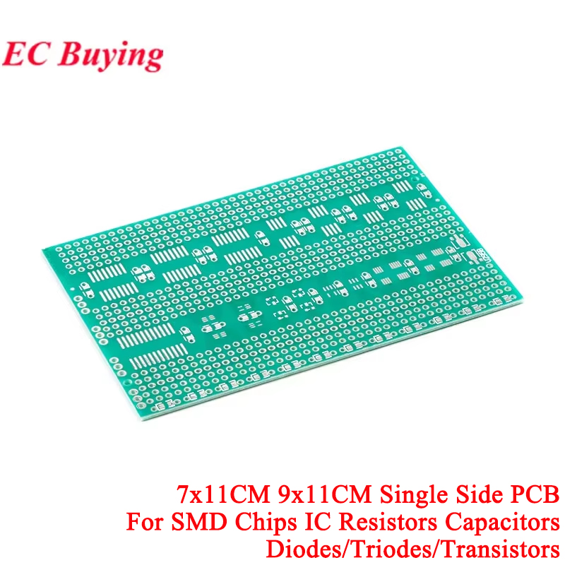 Pcb Prototyping Board - 7x11 ซม.9x11 ซม.ด้านข้าง SMD Universal PCB