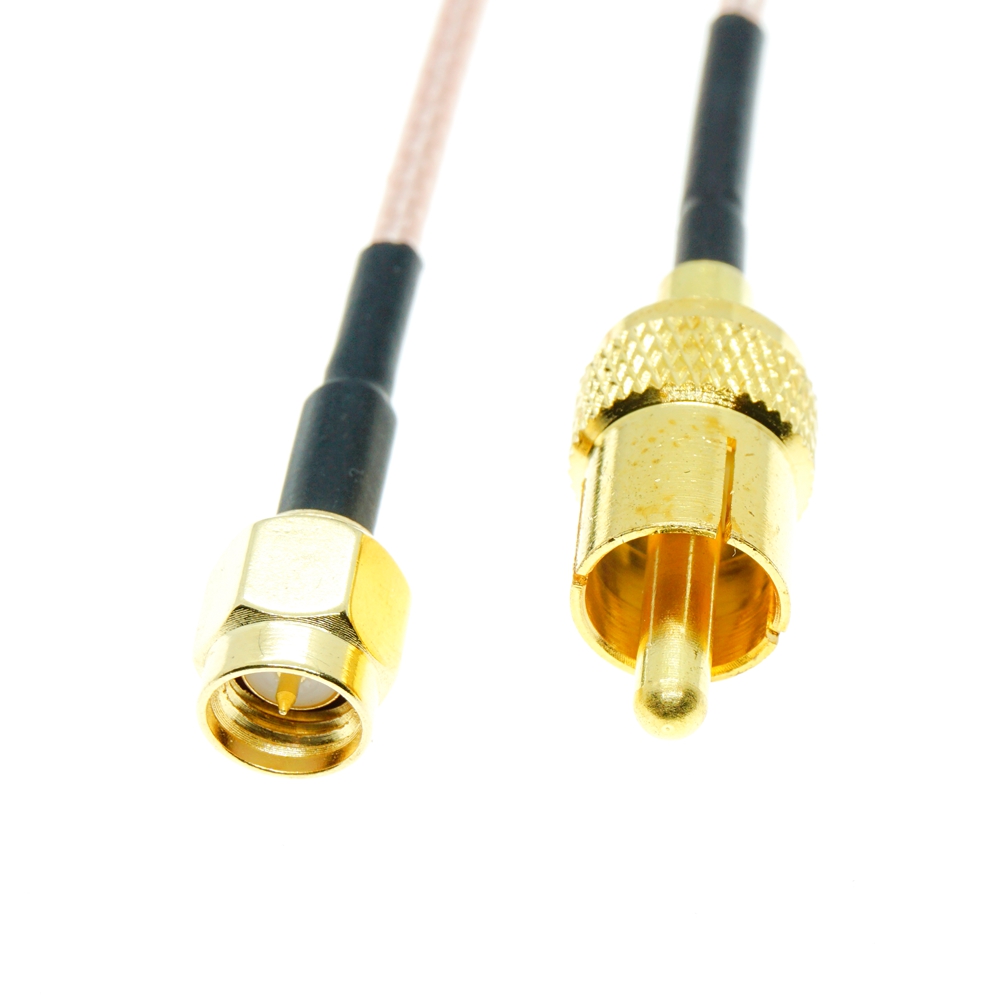 Jumper Wire Kit - RG316 RCA ชาย SMA ชายปลั๊กขั้วต่อ CRIMP