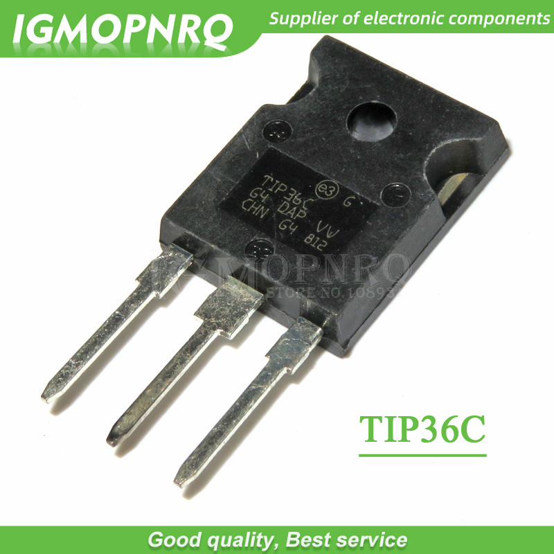 Perfboard - 10ชิ้น TIP36C ไป-247 TIP36 TO-3P ต้นฉบับใหม่