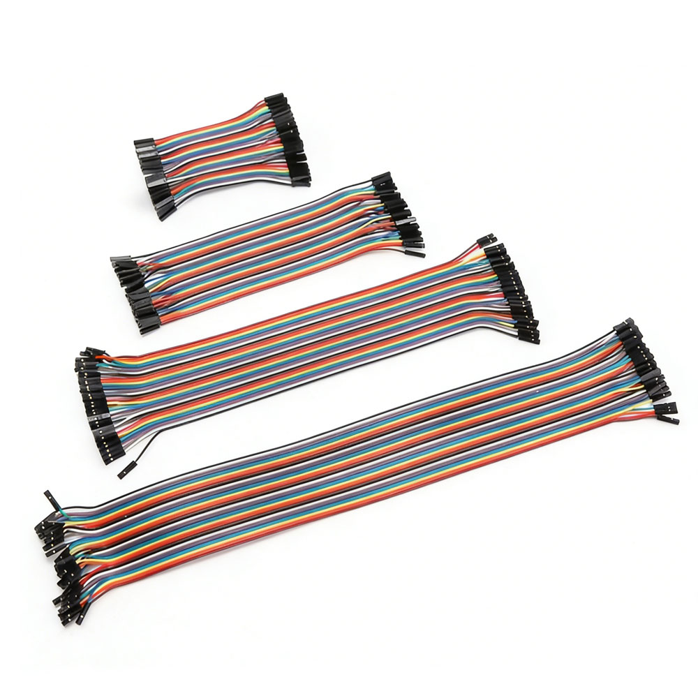 Breadboard 400 Point - สายจัมเปอร์ 40 เส้น สายดูปองท์ สายเชื่อมต่อแบบตัวผู้-ตัวผู้+ตัวเมีย-ตัวเมีย และตัวผู้-ตัวเมีย