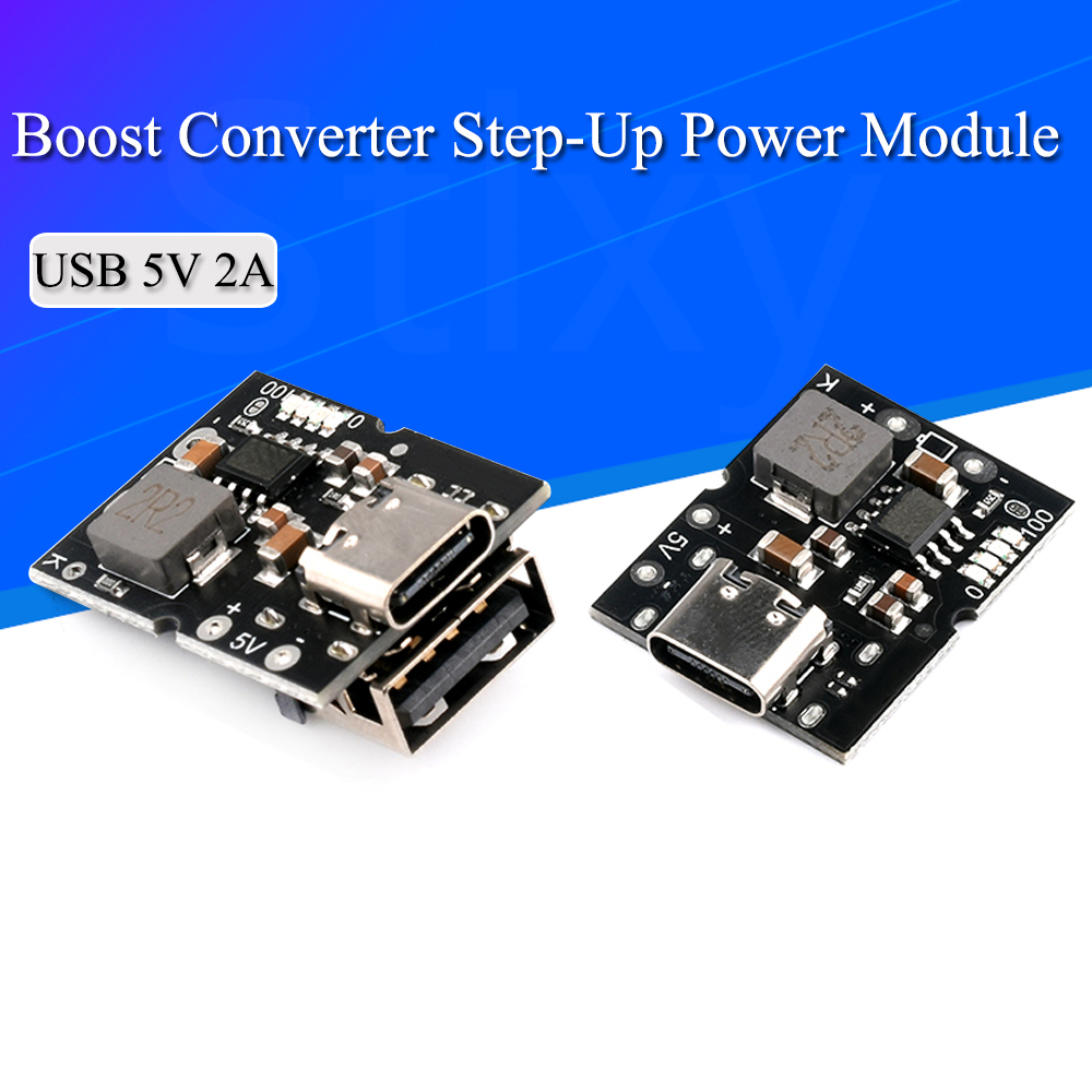 Li Ion Charger Module - Type-C USB 5V 2A Boost Converter