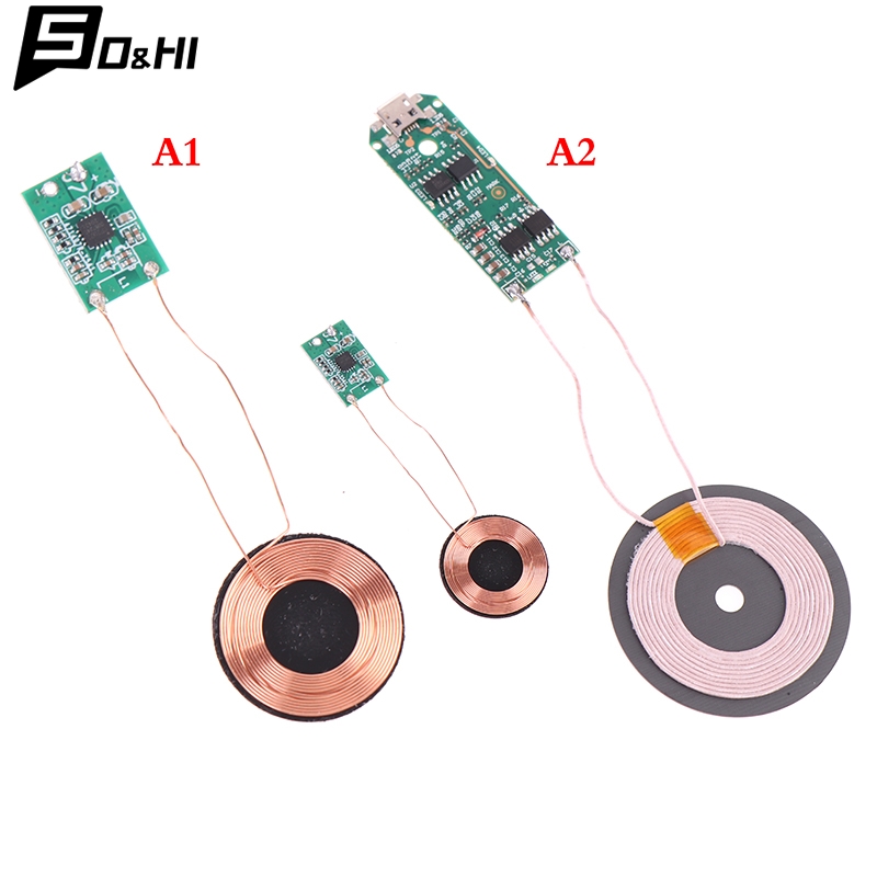 Proto Board - แผงวงจรคอยล์โมดูลส่งสัญญาณเร็ว15W แบบพกพาได้1X ที่ชาร์จแบบไร้สายชาร์จเร็วแบบ DIY อุปกรณ์เสริมตามมาตรฐานอุปกรณ์เสริมแบบสากล