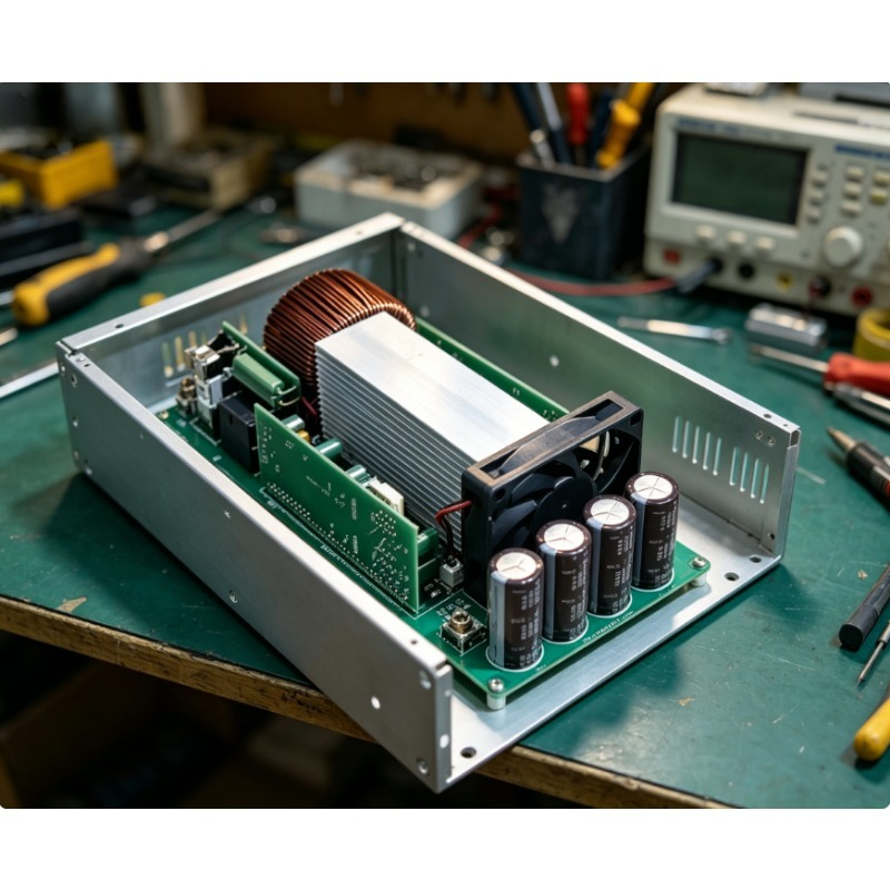 Boost Converter - ตัวแปลงบูสต์กระแสตรง 5KW – โมดูล PFC แบบไม่แยกวงจรสำหรับส่วนหน้าของอินเวอร์เตอร์