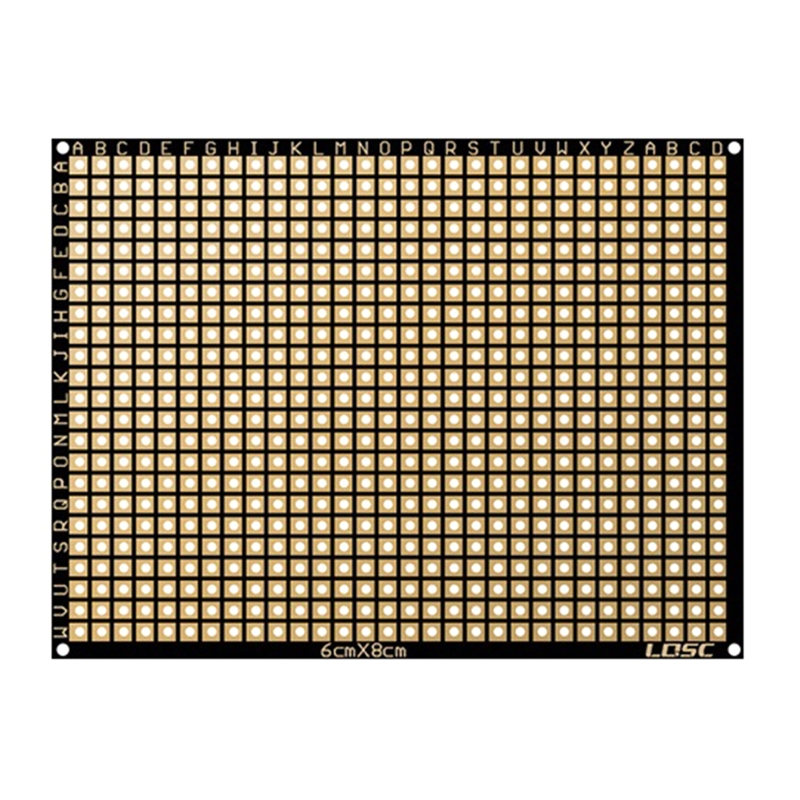 Pcb Prototyping Board - 60x80มม. พีซีบีบอร์ดบางนุ่มยืดหยุ่นสองด้าน FR4ลามิเนตเบรดบอร์ดแผงวงจรต้นแบบกระดาษพิมพ์เมทริกซ์แบบพกพา