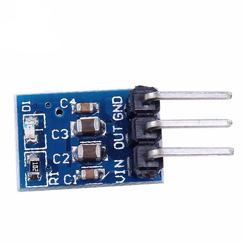 Ams1117 Module - ขายร้อน-1 ชิ้น AMS1117-3.3 LDO บอร์ดควบคุมเชิงเส้น 800mA
