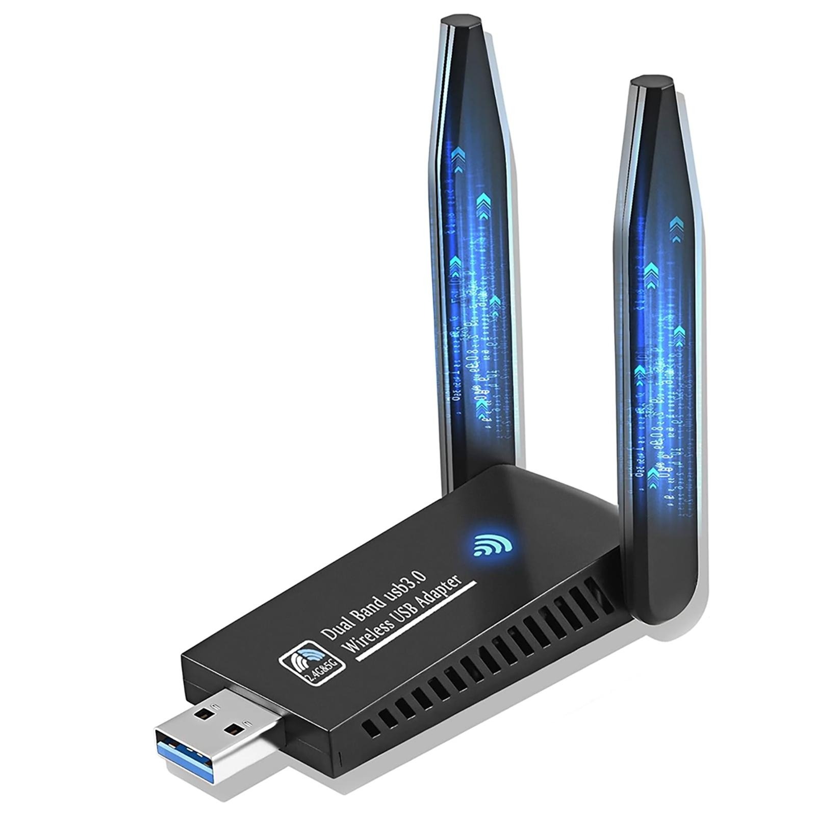 Antenna 2.4Ghz - อะแดปเตอร์ USB WiFi ความเร็ว 1300Mbps ดูอัลแบนด์