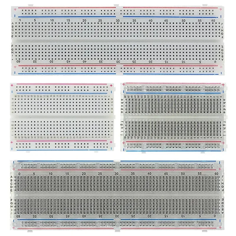 Breadboard 400 Point - บอร์ดทดลอง MB-102 ขนาด 400/830 จุดสำหรับการทดสอบวงจร PCB