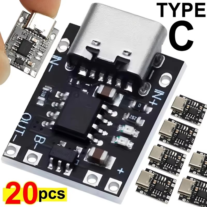 Usb C Cable - 1/10/20PCS 3.7V แบตเตอรี่ลิเธียมบอร์ดชาร์จพร้อมระบบป้องกัน Type-C USB C