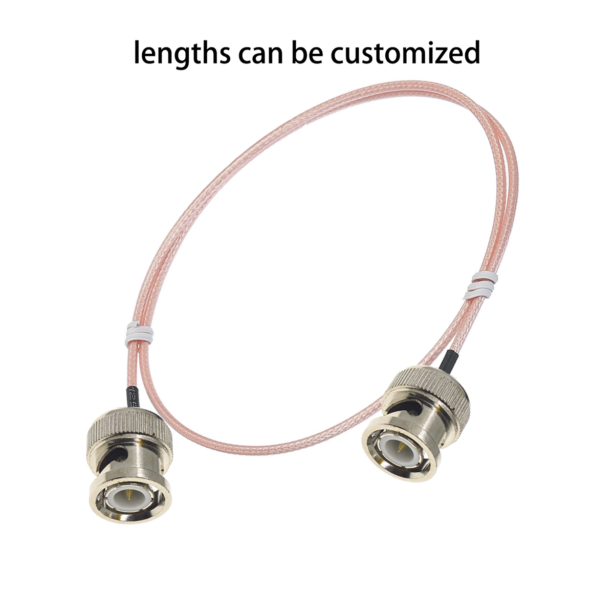 Jumper Wire Kit - สาย RG316 BNC ตัวผู้เป็น Q9ตัวผู้ต่อหัวเชื่อมปลั๊กสายโคแอ็กซ์เชียลโคแอกซ์ทองเหลืองทองแดง WiFi
