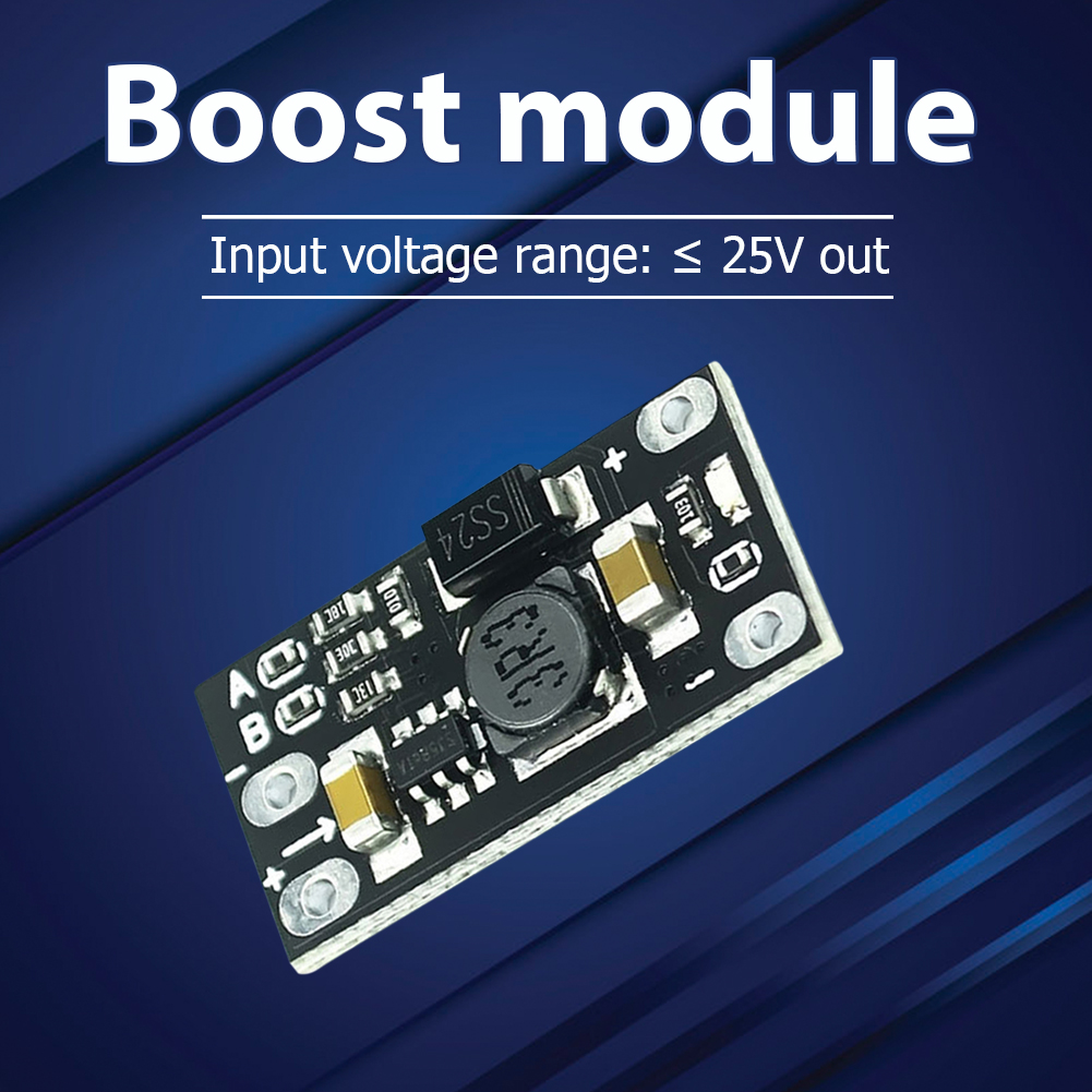 Boost Converter - โมดูลแปลงไฟ 3.7V เป็น 12V พร้อมเอาต์พุต 5V/8V/9V/12V