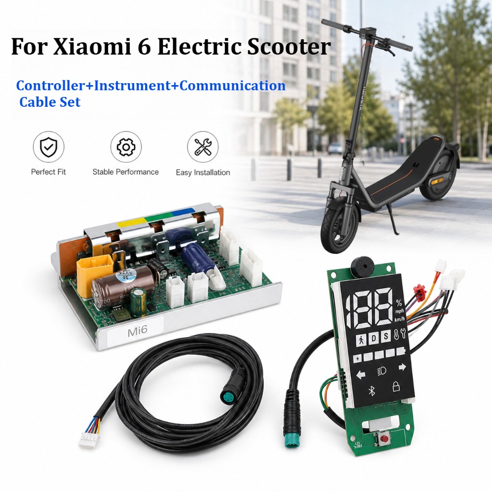 Proto Board - สำหรับสกู๊ตเตอร์ไฟฟ้า Xiaomi 6, ชุดแผงควบคุมหลัก+หน้าจอแสดงผล+แผงวงจรบลูทูธ+ชุดสายสื่อสาร