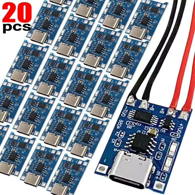 Tp4056 Module - 1-20 ชิ้น Type-C/ไมโคร/มินิ USB 5V 1A