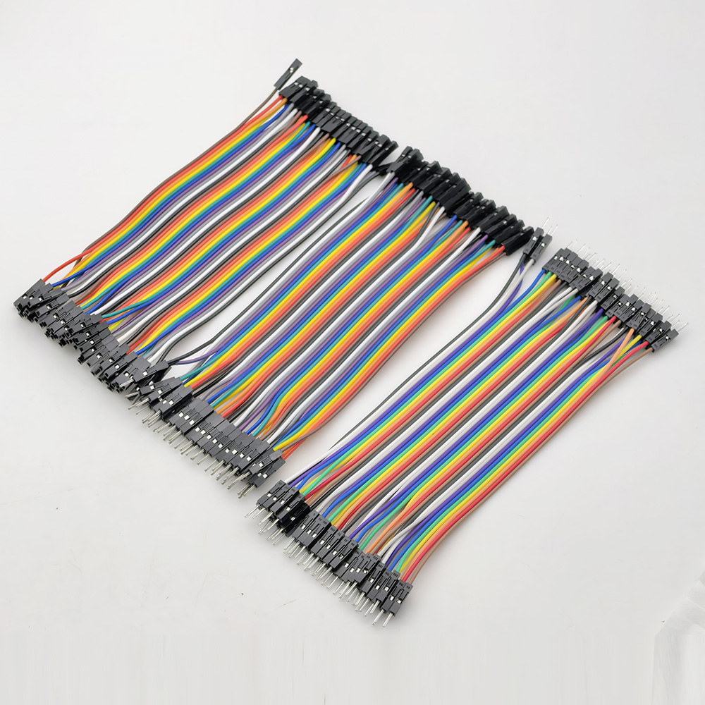 Jumper Wire Kit - สายจัมเปอร์สำหรับบอร์ดทดลอง 40 พิน แบบตัวผู้ต่อตัวผู้, ตัวผู้ต่อตัวเมีย, ตัวเมียต่อตัวเมีย