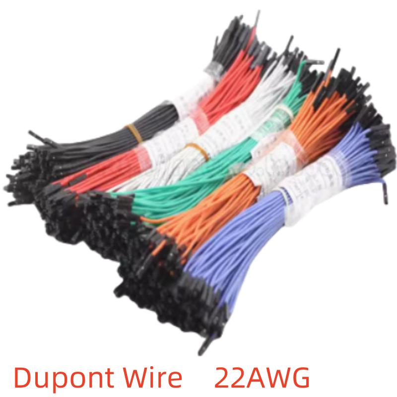 Jumper Wire Kit - 10ชิ้นสายซิลิโคนดูปองท์ระดับไฮเอนด์สายจัมเปอร์ดูปองท์1P หัวต่อชายหญิง22AWG 10/20/30ซม. สำหรับ Arduino
