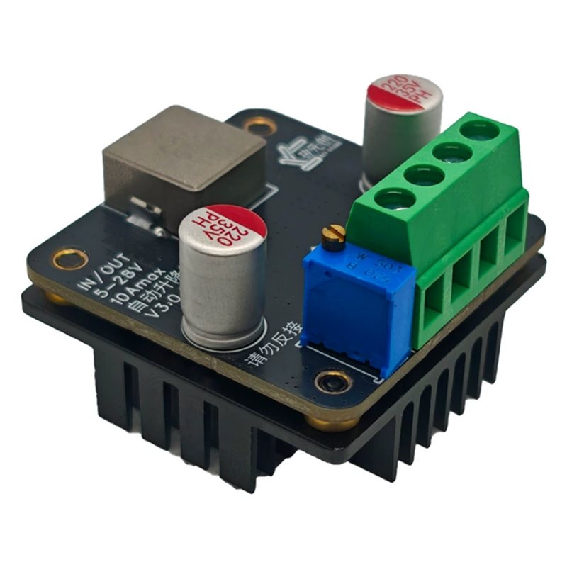 Boost Converter - [B24B!】 10A DC-DC 5V-28V บัคบูสต์คอนเวอร์เตอร์ แหล่งจ่ายไฟแบบปรับได้
