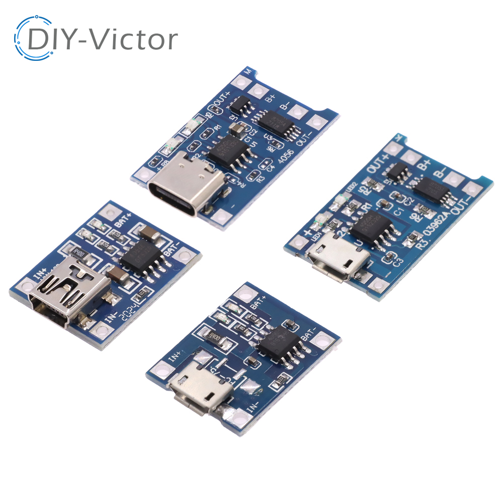 Tp4056 Module - 10ชิ้น TC4056 TP4056 5V Type-C ไมโคร