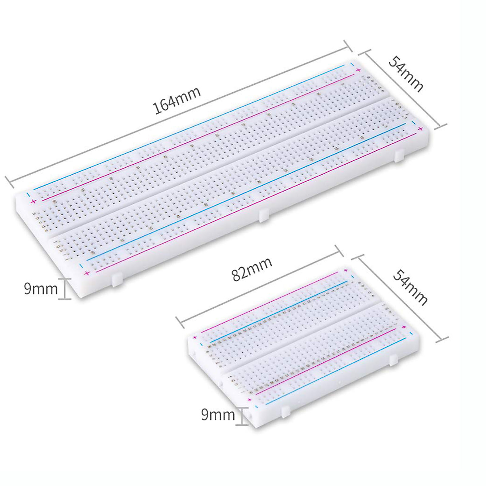 4 ชิ้น 400/830 คะแนนบอร์ดทดลอง - Breadboard 400 Point บทวิจารณ์และราคา
