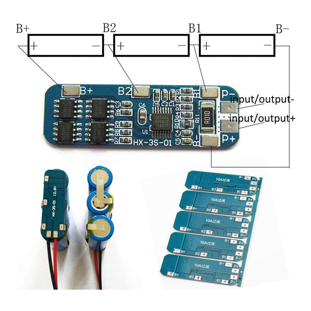 3S 12V 10A 18650 แบตเตอรี่ลิเธ - Li Ion Charger Module บทวิจารณ์และราคา