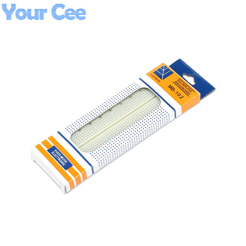 บอร์ดทดลอง MB-102 MB102 บอร์ด  - Breadboard 400 Point บทวิจารณ์และราคา
