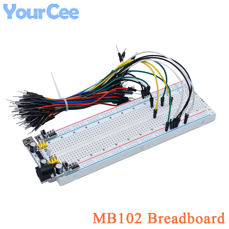 บอร์ดทดลอง MB-102 MB102 บอร์ด  - Breadboard 400 Point บทวิจารณ์และราคา
