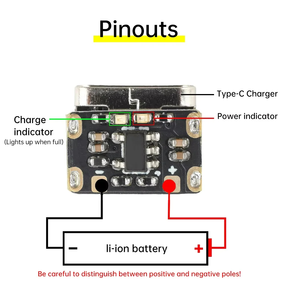 1-50PCS Type-C 18650 แบตเตอรี่ - Li Ion Charger Module บทวิจารณ์และราคา