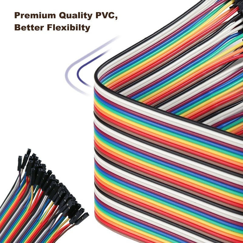 ชุดสายจัมเปอร์แบบริบบิ้น 40 พิ - Jumper Wire Kit บทวิจารณ์และราคา