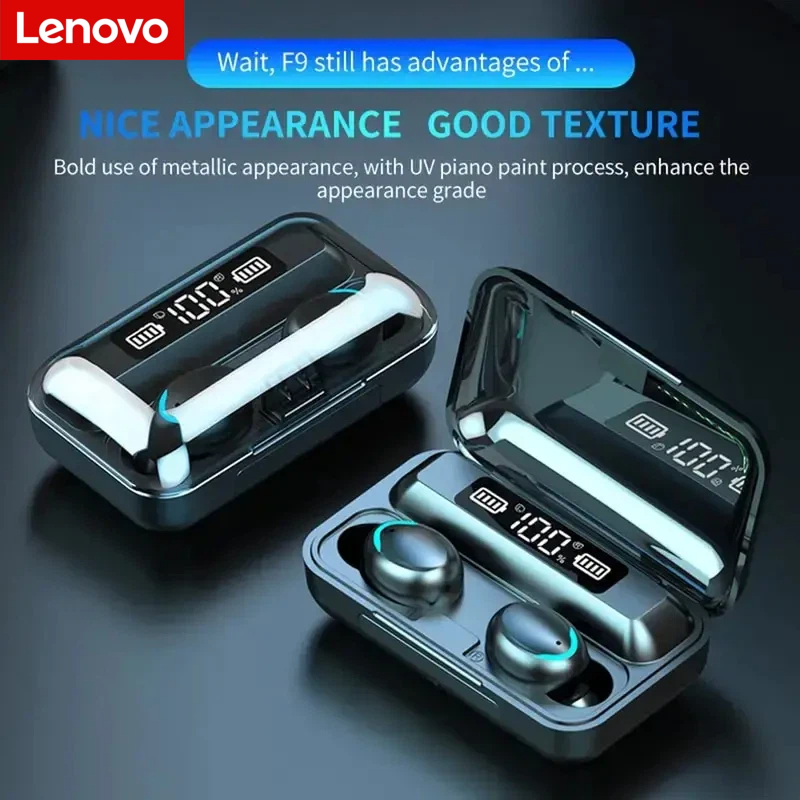 หูฟังไร้สายบลูทูธ Lenovo F9 -  - Usb C Cable บทวิจารณ์และราคา