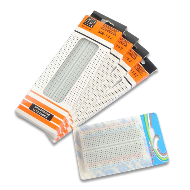 4/3/2 ชิ้น MB-102 บอร์ดเบรดบอร - Breadboard 400 Point บทวิจารณ์และราคา