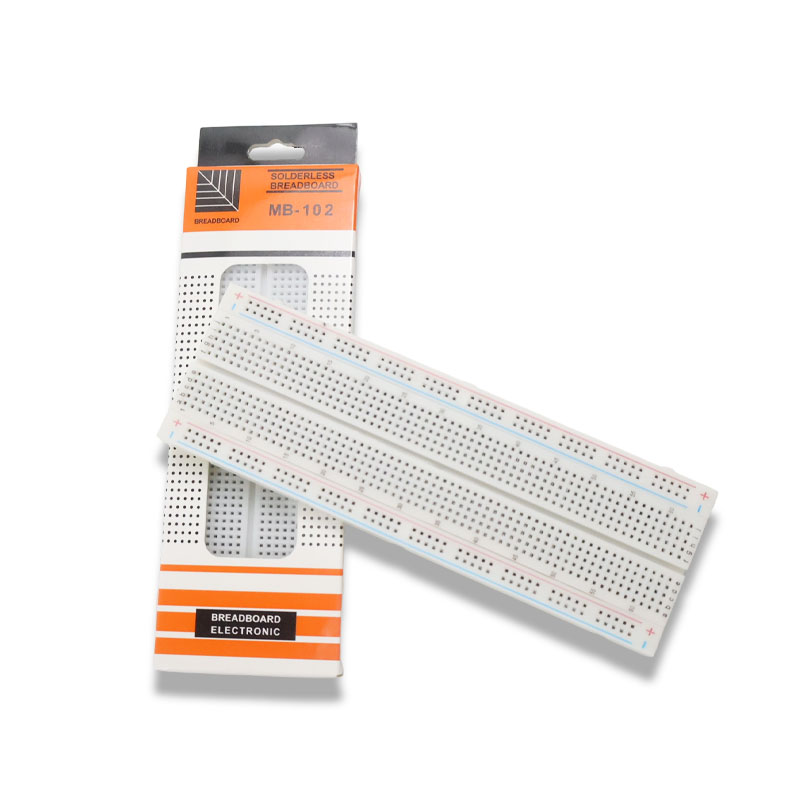 ชุดบอร์ดทดลอง MB102 400/830 จุ - Breadboard 400 Point บทวิจารณ์และราคา