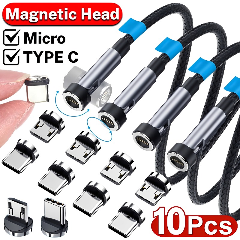 10/1 ชิ้น หัวต่อแม่เหล็กไมโครย - Micro Usb Cable บทวิจารณ์และราคา