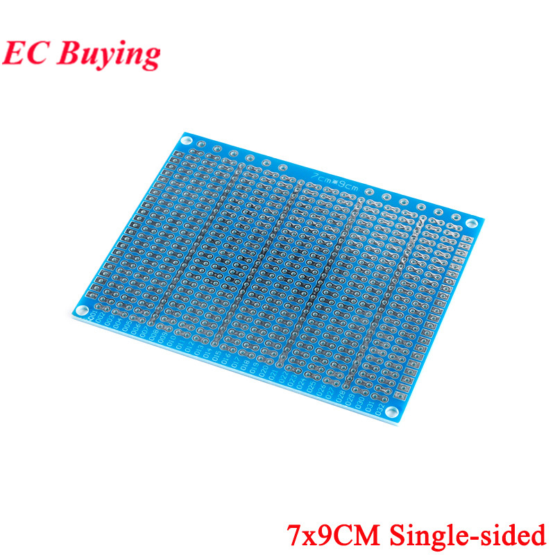 7x11 ซม.9x11 ซม.ด้านข้าง SMD U - Pcb Prototyping Board บทวิจารณ์และราคา