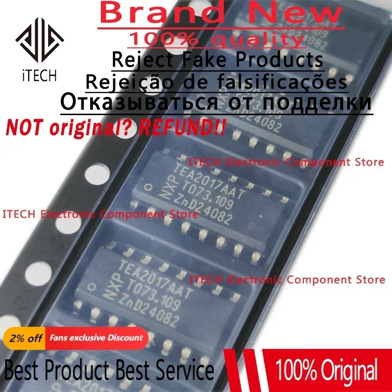5ชิ้นต้นฉบับ TEA2017AAT TEA201 - Perfboard บทวิจารณ์และราคา