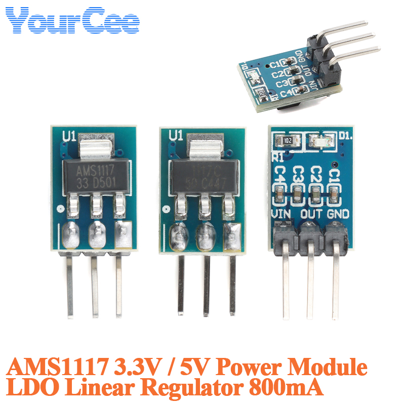 20 pcs/1 pc AMS1117 3.3 V 5 V  - Ams1117 Module บทวิจารณ์และราคา