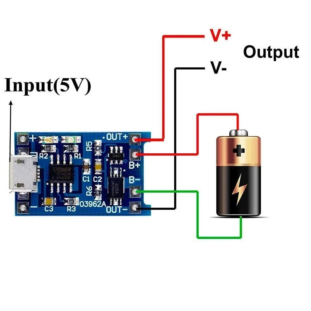 1-20PCS Type-c/ไมโคร/มินิ USB  - Tp4056 Module บทวิจารณ์และราคา