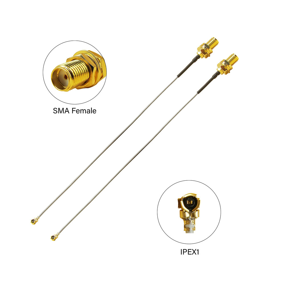 สายเคเบิล IPEX U.FL ถึง SMA Fe - Ipex Connector บทวิจารณ์และราคา