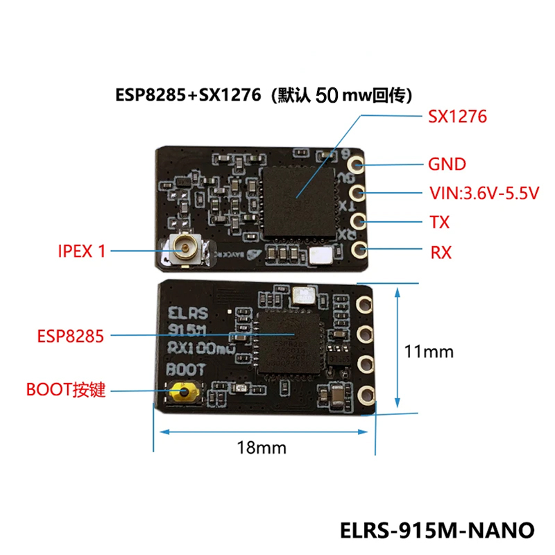 BAYCK ELRS 900MHz 915MHz NANO  - Ipex Connector บทวิจารณ์และราคา