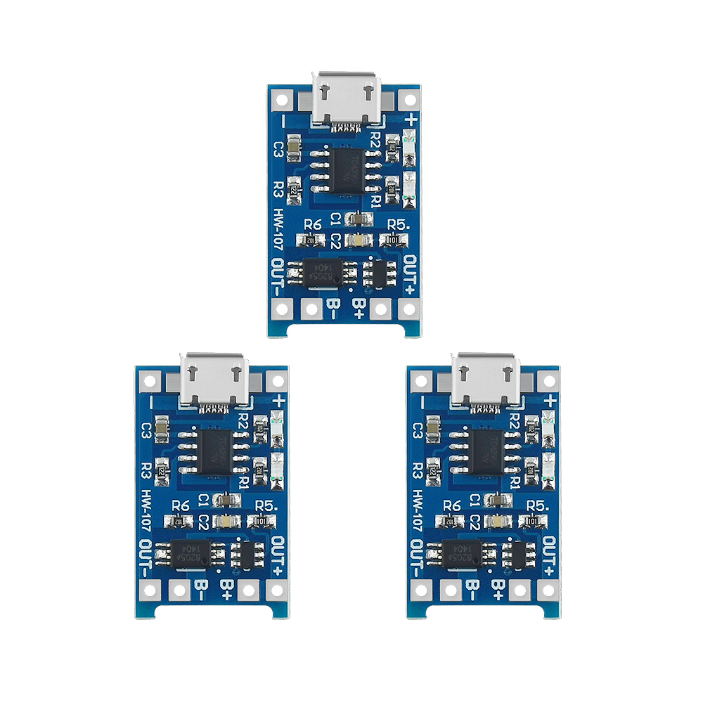 5PCS 5V 1A Micro USB 18650 Lit - Tp4056 Module บทวิจารณ์และราคา
