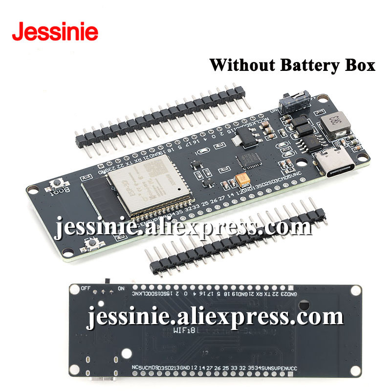บอร์ดพัฒนา ESP32 พร้อม WiFi, B - Esp32 Battery Holder Lipo บทวิจารณ์และราคา