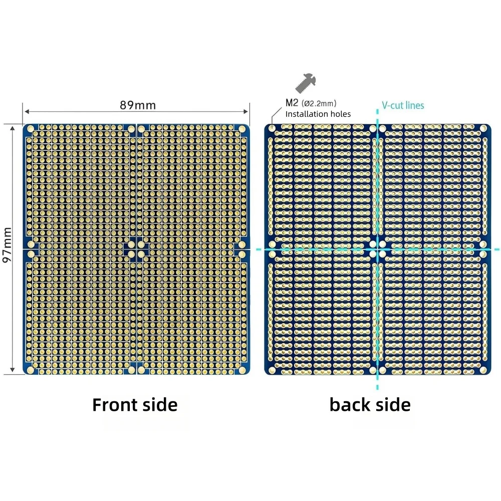 แผงวงจร PCB แบบสแนป 4-in-1 ขนา - Perfboard บทวิจารณ์และราคา