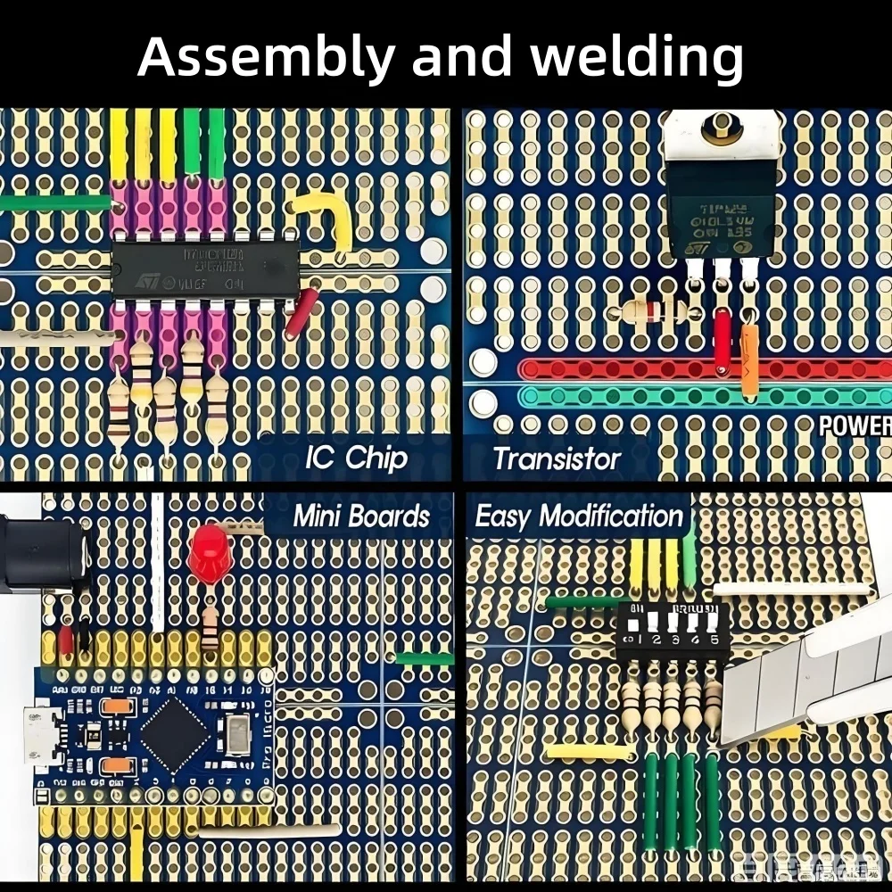 แผงวงจร PCB แบบสแนป 4-in-1 ขนา - Perfboard บทวิจารณ์และราคา