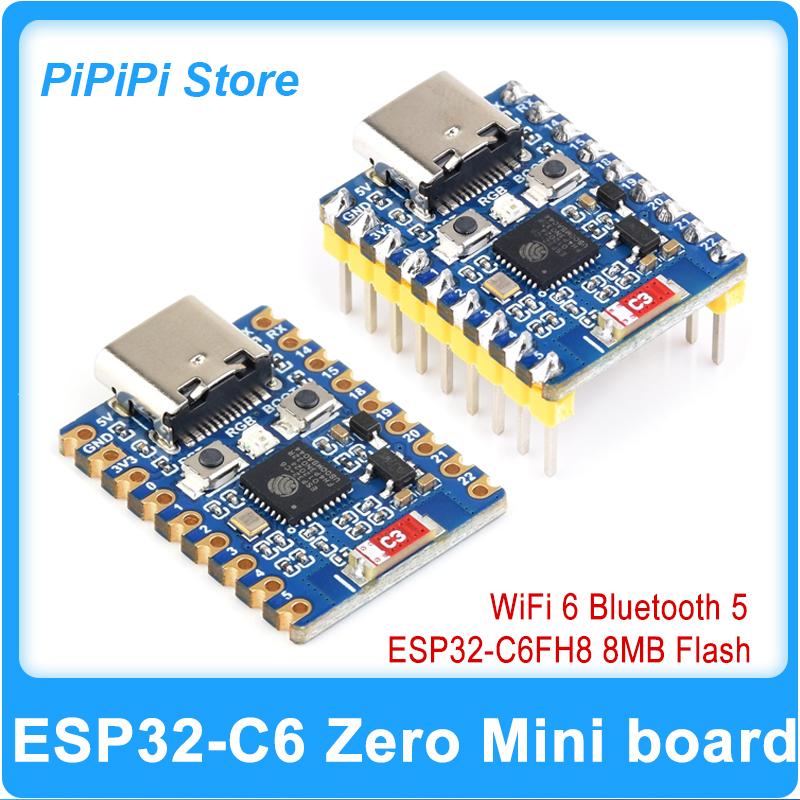 บอร์ดพัฒนา ESP32-C6 Zero Super - Antenna 2.4Ghz บทวิจารณ์และราคา