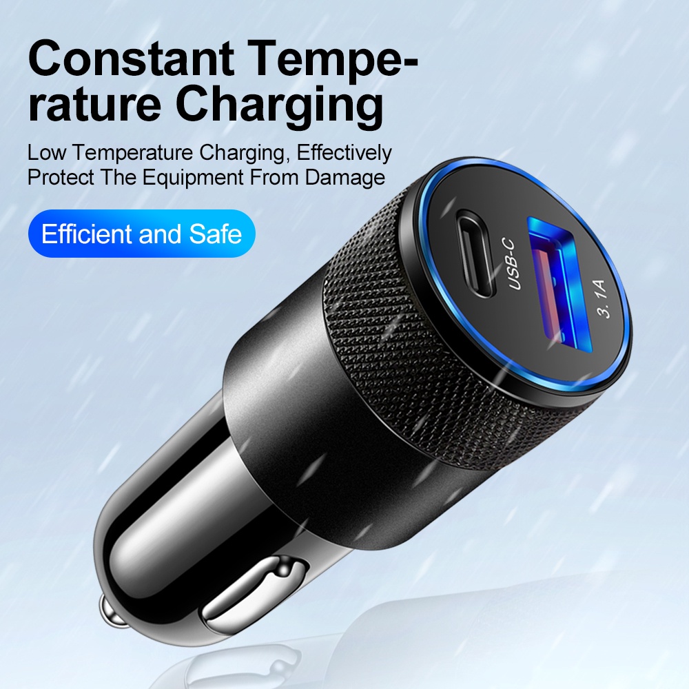 ที่ชาร์จในรถยนต์ USB 66W แบบ T - Usb C Cable บทวิจารณ์และราคา