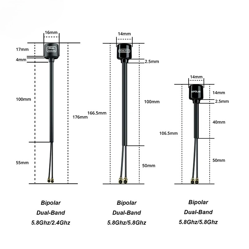 เสาอากาศ Flywoo Bipolar Dual-B - Antenna 2.4Ghz บทวิจารณ์และราคา