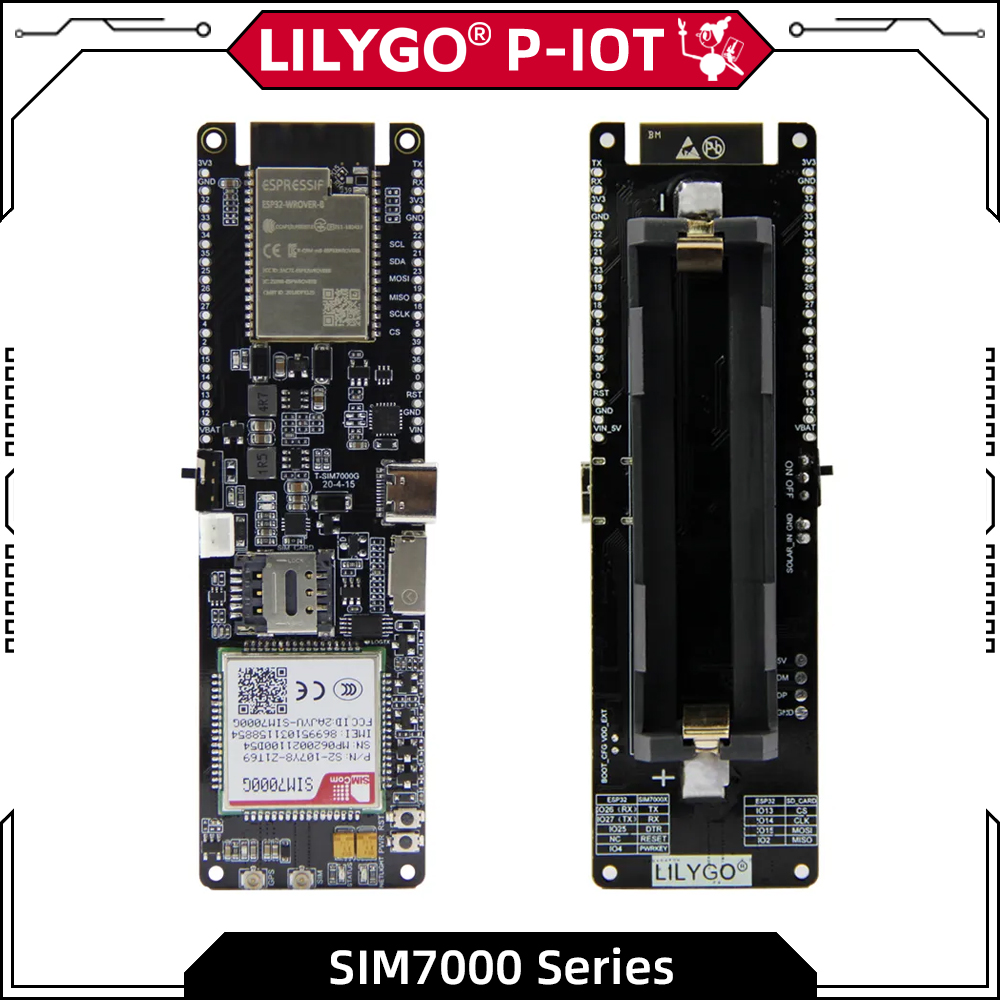 LILYGO® TTGO T-SIM7000G บอร์ด  - Esp32 Battery Holder Lipo บทวิจารณ์และราคา