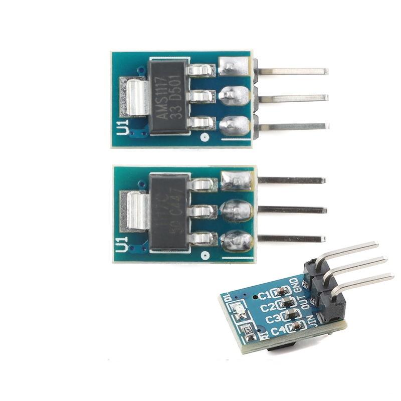 บอร์ดควบคุมแรงดันไฟฟ้าแบบเชิงเ - Ams1117 Module บทวิจารณ์และราคา