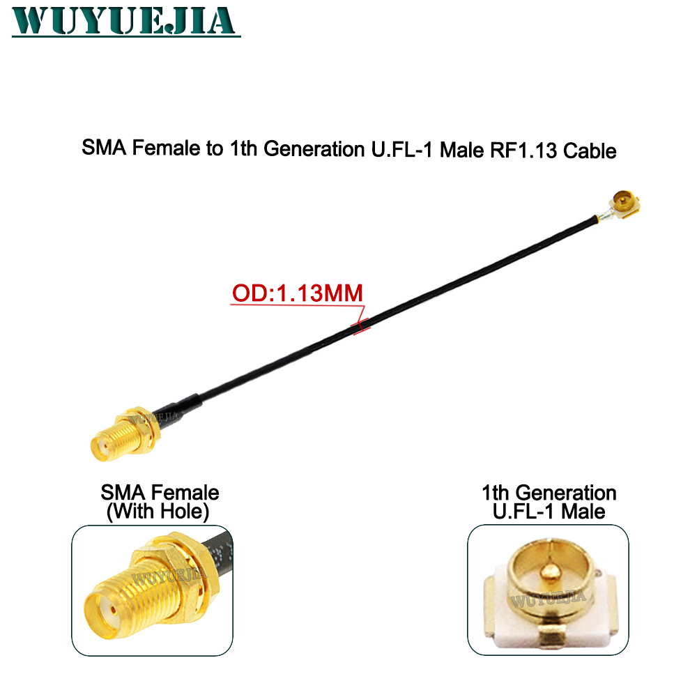 สายต่อเสาอากาศ WIFI RF1.13 แบบ - Ipex Connector บทวิจารณ์และราคา